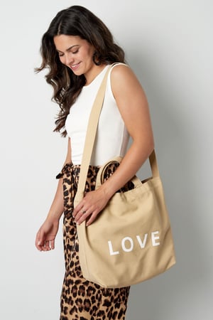 Cabas en toile love h5 Image2